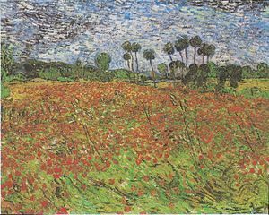 Van Gogh: campo con amapolasWikipedia